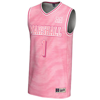 #1 Marshall Thundering Herd GameDay Greats Lightweight Basketball Fashion Jersey - Pink