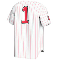 #1 Ball State Cardinals GameDay Greats Lightweight Baseball Fashion Jersey - White