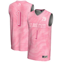 #1 San Jose State Spartans GameDay Greats Lightweight Basketball Jersey - Pink