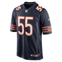 Chicago Bears Dayo Odeyingbo Nike Navy Team Game Jersey