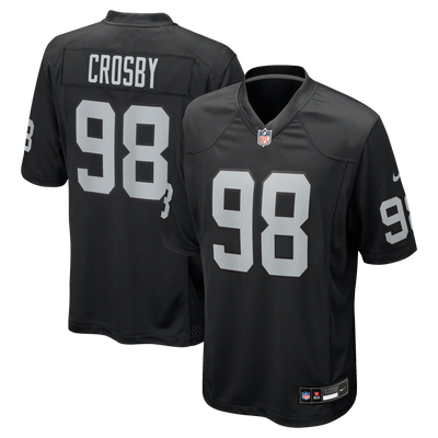 Las Vegas Raiders Maxx Crosby Nike Black Game Jersey