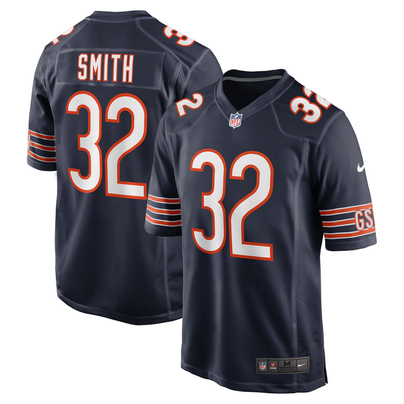 Chicago Bears Terell Smith Nike Navy Game Jersey