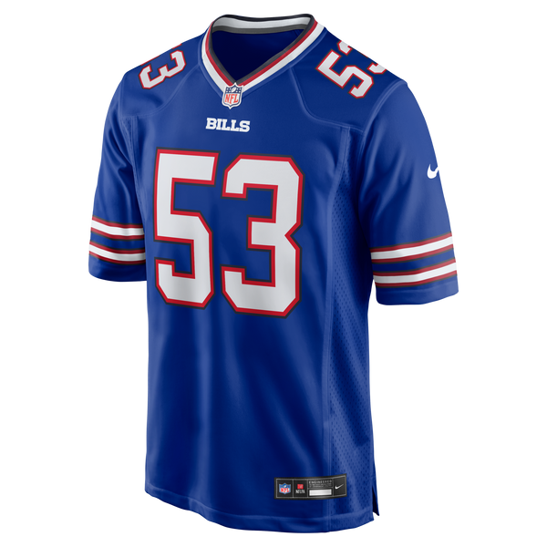 Buffalo Bills Tyrel Dodson Nike Royal Game Player Jersey