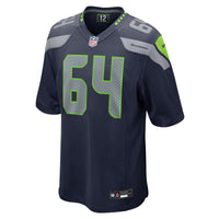 Seattle Seahawks Christian Haynes Nike College Navy Game Jersey
