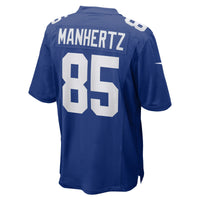New York Giants Chris Manhertz Nike Royal Team Game Jersey