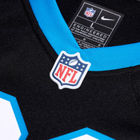 Carolina Panthers Jake Curhan Nike Black Team Game Jersey