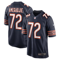Chicago Bears Kiran Amegadjie Nike Navy Game Jersey
