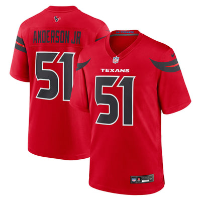 Houston Texans Will Anderson Jr. Nike Red Alternate Game Jersey
