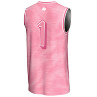 #1 Texas State Bobcats GameDay Greats Lightweight Basketball Fashion Jersey - Pink
