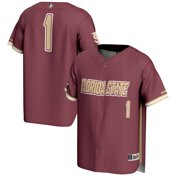 #1 Florida State Seminoles GameDay Greats Lightweight Baseball Jersey - Garnet