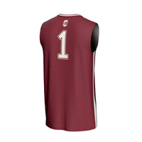 #1 Charleston Cougars GameDay Greats Lightweight Collegiate Basketball Fashion Jersey - Maroon