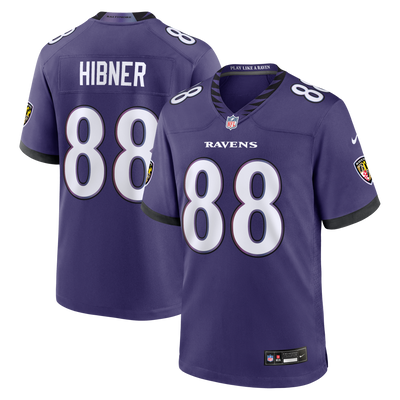 Baltimore Ravens Matthew Hibner Nike Purple Team Game Jersey