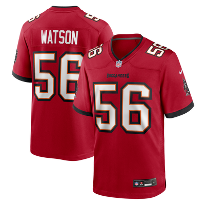 Tampa Bay Buccaneers Desmond Watson Nike Red Team Game Jersey