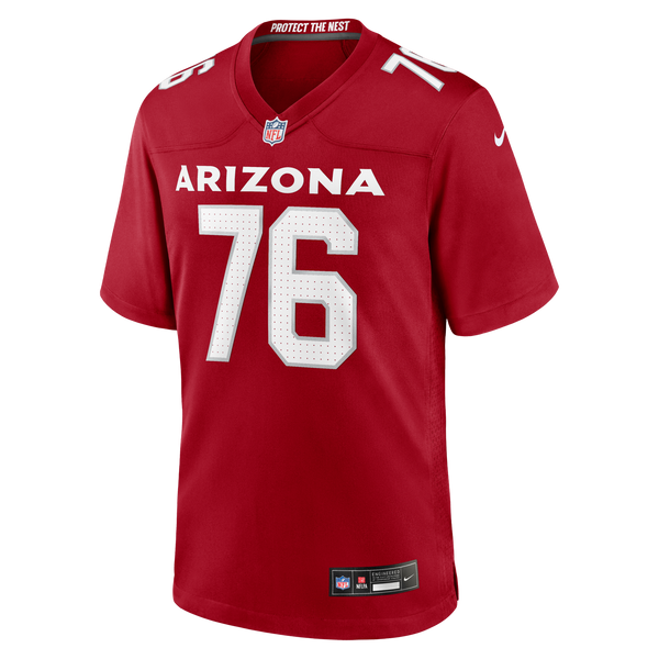 Arizona Cardinals Will Hernandez Nike Cardinal Team Game Jersey