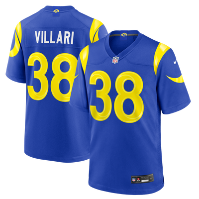 Los Angeles Rams Dan Villari Nike Royal Game Jersey