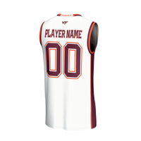 Virginia Tech Hokies GameDay Greats Lightweight Collegiate Basketball NIL Pick-A-Player Fashion Jersey - White