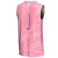 #1 Iowa Hawkeyes GameDay Greats Lightweight Basketball Jersey - Pink