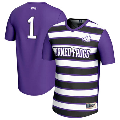 #1 TCU Horned Frogs GameDay Greats Lightweight Soccer Fashion Jersey - Purple
