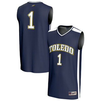 #1 Toledo Rockets GameDay Greats Lightweight Collegiate Basketball Fashion Jersey - Navy