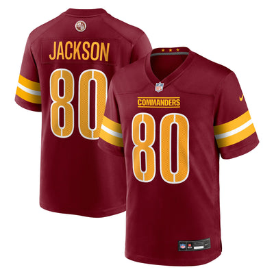 Washington Commanders Tyree Jackson Nike Burgundy Team Game Jersey