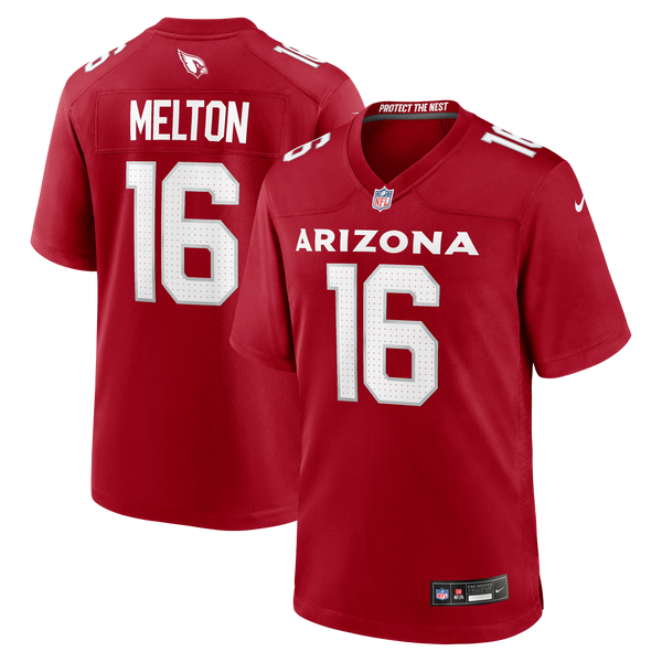 Arizona Cardinals Max Melton Nike Cardinal Team Game Jersey