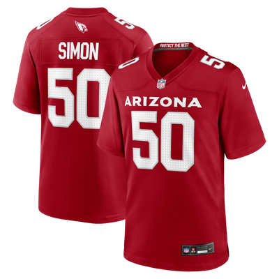 Arizona Cardinals Cody Simon Nike Cardinal Team Game Jersey