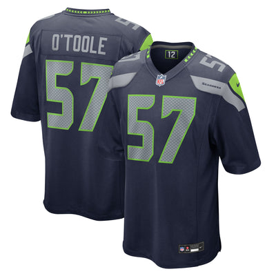 Seattle Seahawks Connor O'Toole Nike College Navy Team Game Jersey