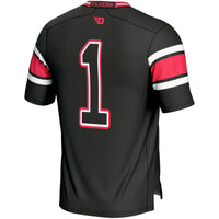 #1 Dayton Flyers GameDay Greats Endzone Football Jersey - Black