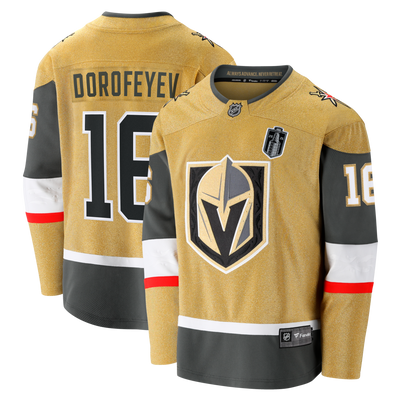 Vegas Golden Knights Pavel Dorofeyev Fanatics Gold 2026 Stanley Cup Final Breakaway Jersey
