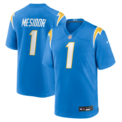 Los Angeles Chargers Akheem Mesidor Nike Powder Blue 2026 NFL Draft First Round Pick No. 22 Team Game Jersey