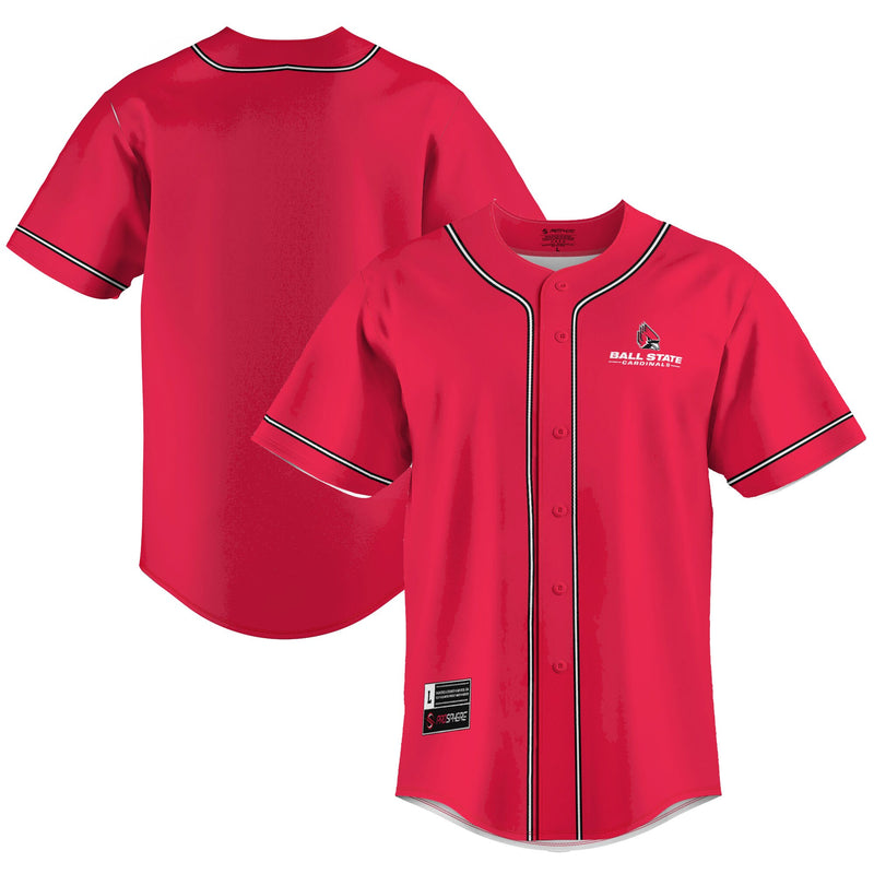 Ball State Cardinals GameDay Greats Lightweight Baseball Jersey - Cardinal