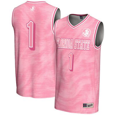 #1 Florida State Seminoles GameDay Greats Lightweight Basketball Fashion Jersey - Pink