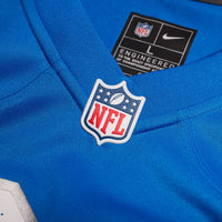Detroit Lions Number 1 Groom Nike Blue Game Jersey
