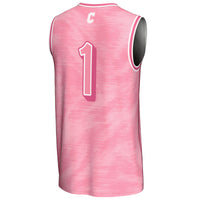 #1 Charleston Cougars GameDay Greats Lightweight Basketball Fashion Jersey - Pink
