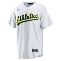 Athletics Zack Gelof Nike White Home Replica Jersey