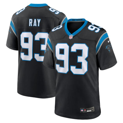 Carolina Panthers LaBryan Ray Nike Black Team Game Jersey