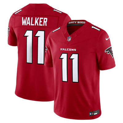 Atlanta Falcons Jalon Walker Nike Red Team Vapor F.U.S.E. Stitched Limited Jersey