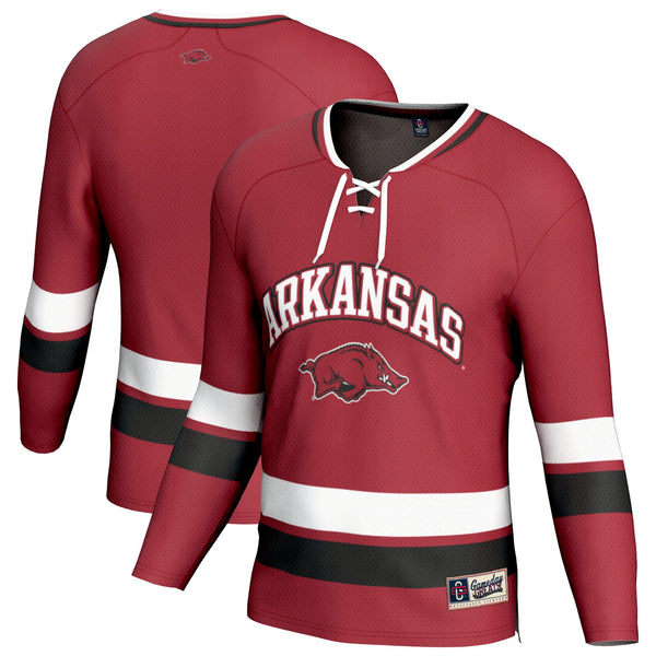 Arkansas Razorbacks GameDay Greats Spirit Hockey Jersey - Cardinal