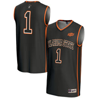 #1 Oklahoma State Cowboys GameDay Greats Lightweight Basketball Jersey - Black