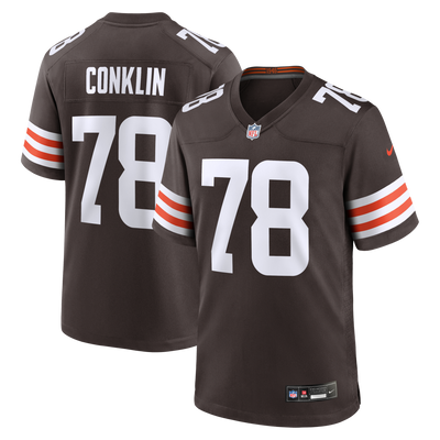 Cleveland Browns Jack Conklin Nike Brown Team Game Jersey