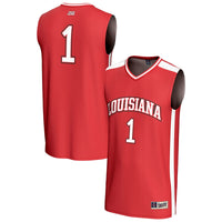 #1 Louisiana Ragin' Cajuns GameDay Greats Lightweight Collegiate Basketball Fashion Jersey - Cardinal