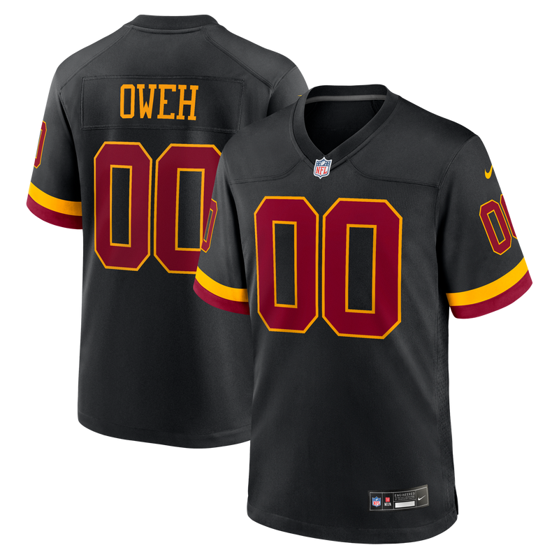 Washington Commanders Odafe Oweh Nike Black Hail Raiser Alternate Game Jersey