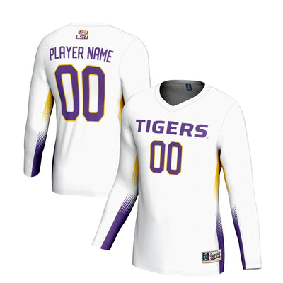 LSU Tigers GameDay Greats NIL Lightweight Volleyball Jersey - White