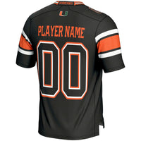 Miami Hurricanes GameDay Greats NIL Pick-A-Player Football Jersey - Black