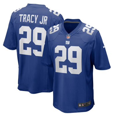 New York Giants Tyrone Tracy Jr. Nike Royal Team Game Jersey