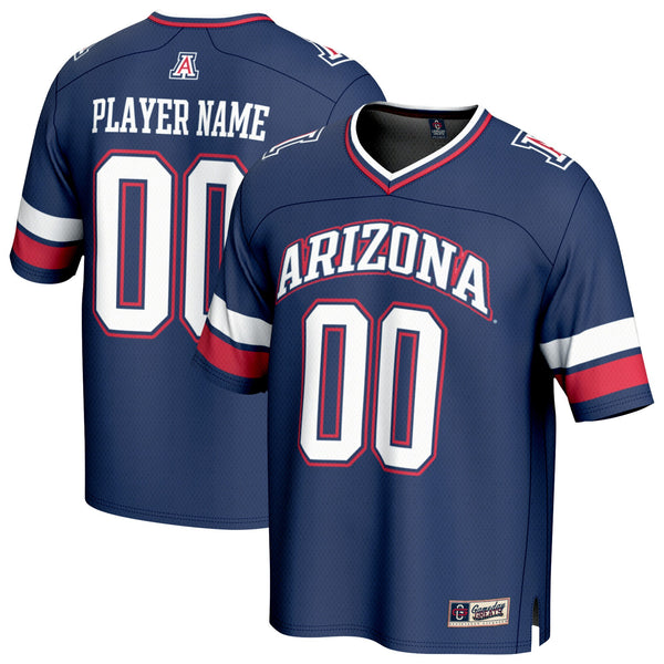 Arizona Wildcats GameDay Greats NIL Pick-A-Player Lightweight Collegiate Football Fashion Jersey - Navy