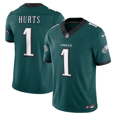Philadelphia Eagles Jalen Hurts Nike Midnight Green Vapor F.U.S.E. Limited Jersey