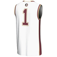 #1 Florida State Seminoles GameDay Greats Lightweight Basketball Jersey - White