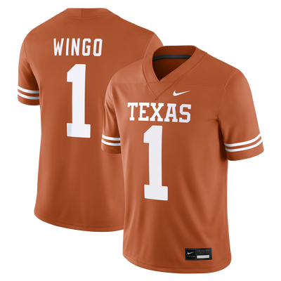 Ryan Wingo Texas Longhorns Nike Game Football Jersey - Texas Orange
