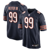 Chicago Bears Gervon Dexter Sr. Nike Navy Game Jersey